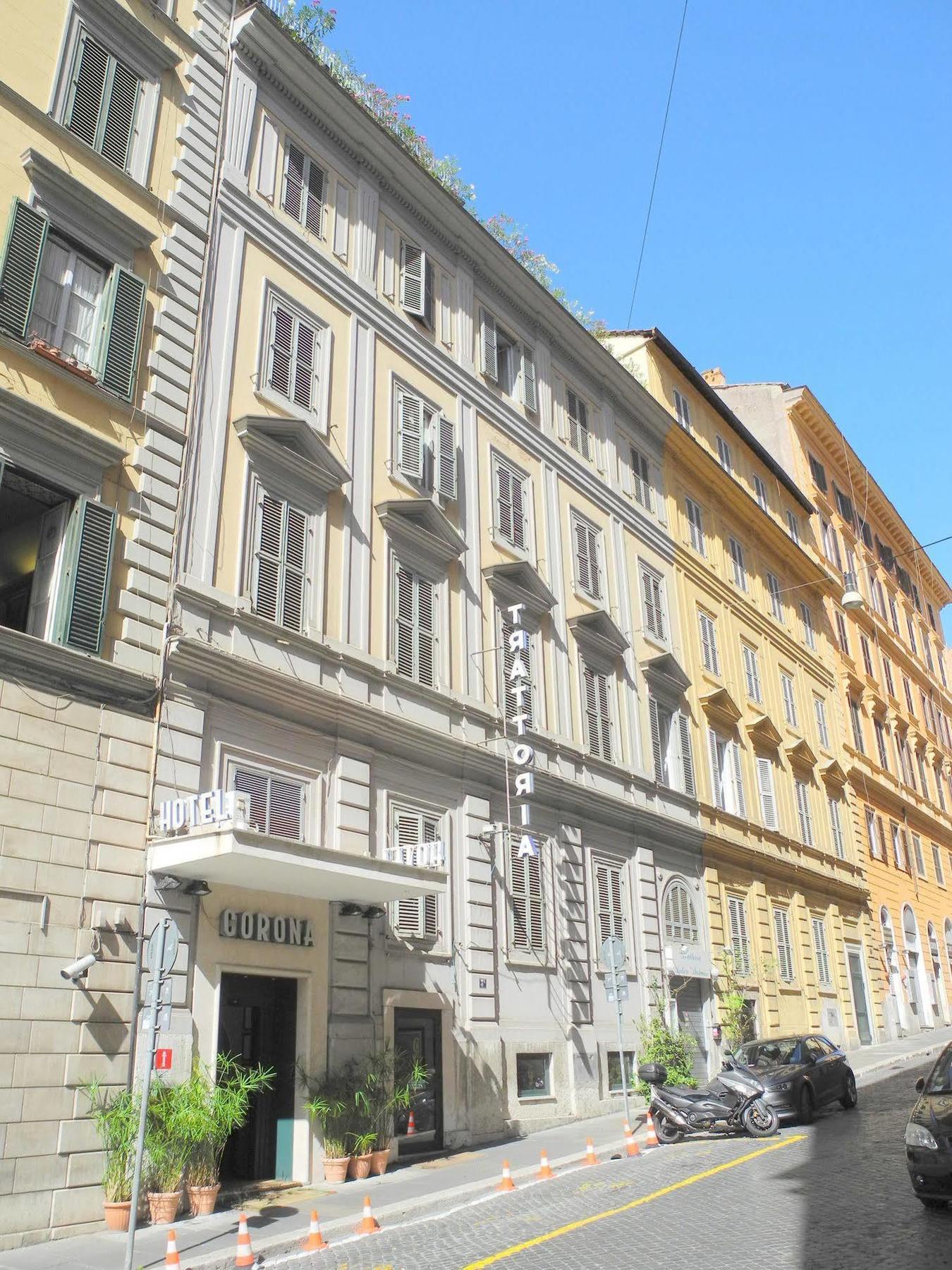 Hotel Corona Roma Exterior foto